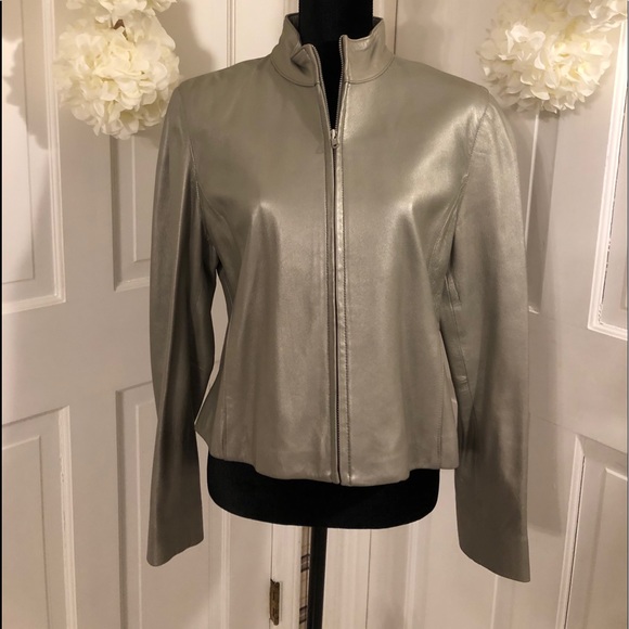 Jones New York Leather Jacket - Picture 9 of 13